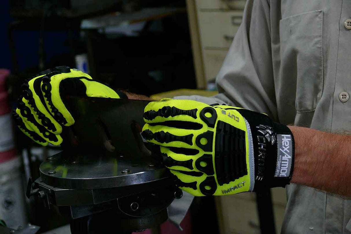 Polyco HexArmor 4026 Safety Gloves Impacts & Level-5 Cut Protection