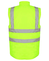 Orbit Corinthian Reversable High Vis Yellow Bodywarmer HVRB03