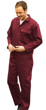 Harveys BS80 Harpoon Flame Retardant Proban Boiler Suit Maroon