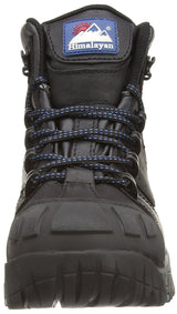 Himalayan Black Waterproof S3 ankle safety boot with heavy duty scuff cap and rubber sole