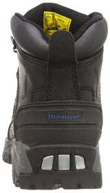 Himalayan Black Waterproof S3 ankle safety boot with heavy duty scuff cap and rubber sole