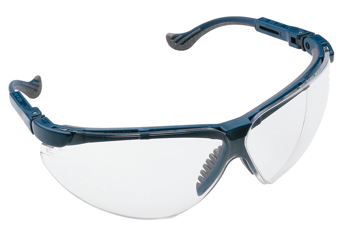 Honeywell 1010950 XC Blue Frame Clear Lens Safety Glasses