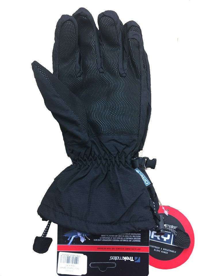 Trekmates Dry Insulated Black Waterproof Winter Gloves