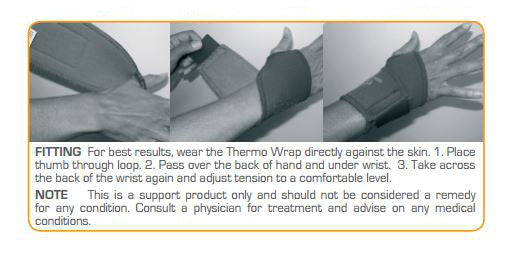 Impacto Ts226 Thermo Wrap Wrist Support