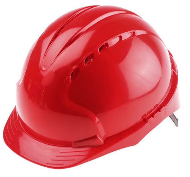 JSP Evo 2 HDPE Isulated Vented Head Protection Red Safety Helmet