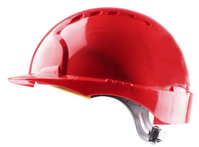 JSP Evo 2 HDPE Isulated Vented Head Protection Red Safety Helmet