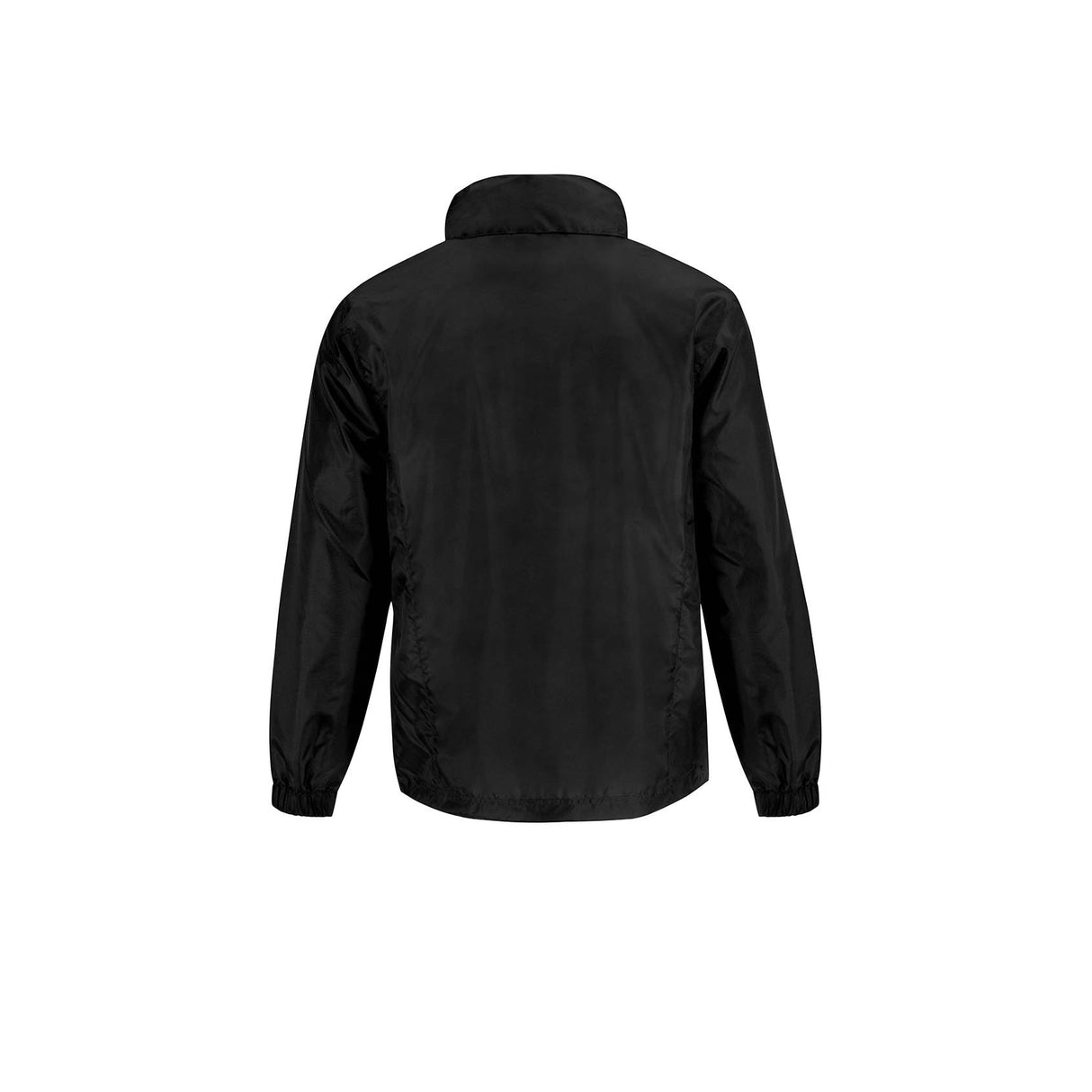 B&C ID.601 Windbreacker Lined Black Ladies Jacket, Size - XS