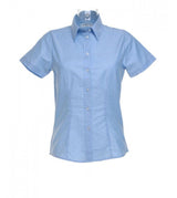 Kustom Kit K360 Ladies Oxford Tailored Shirt Short Sleeve