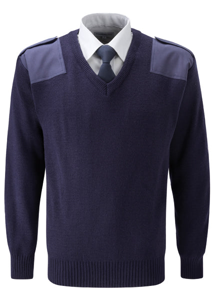 Military Sweater Police Sweater Navy Blue Woolly Pully Army Jumper