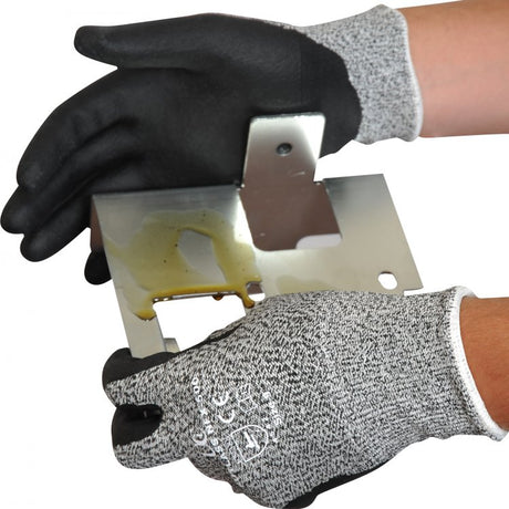 Ultimate Industrial Kutlass NFX-500 Work Gloves Cut 5 Resistant Nitrile Coating