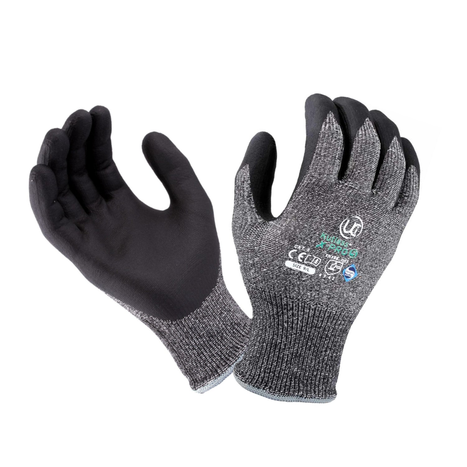 Ultimate Industrial Kutlass XPRO5 Work Gloves Cut 5 Resistant Nitrile Coating