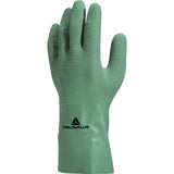 Deltaplus LAT50 Latex Crinkle Finish Green Grip Glove With Gauntlet