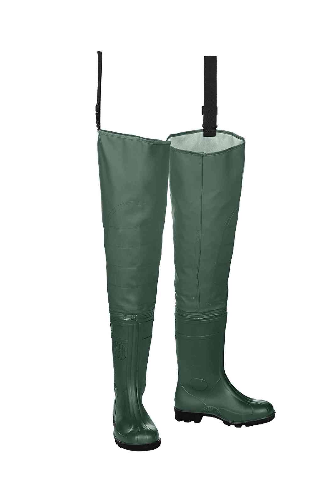 Sioen Largan Hip Wader with Safety Wellington Boots Green, Size UK 7