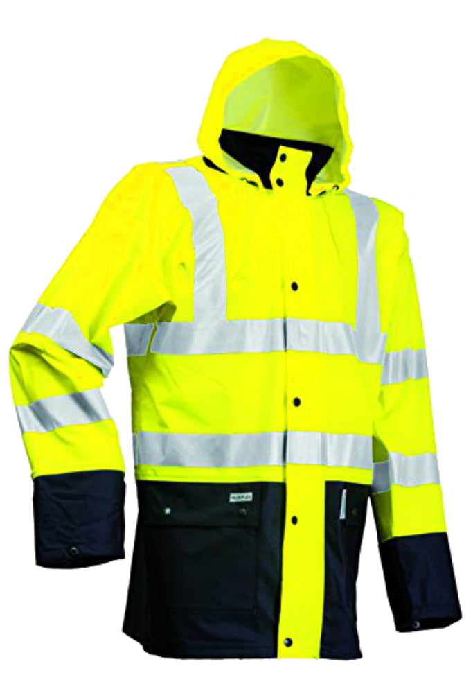 Lyngsoe LR37 Microflex Hi Vis Reflective Tape Rain Jacket