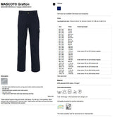 Mascot 00299-430 Grafton Polycotton Reinforced Work Trousers Navy