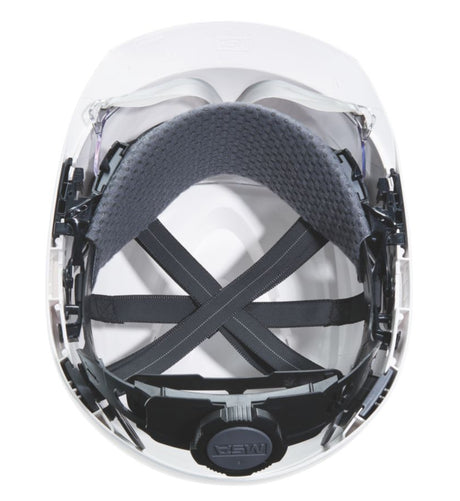 MSA V-Gard 930 Fas-Trac Integrated Over Spectacles Vented Protective Helmet
