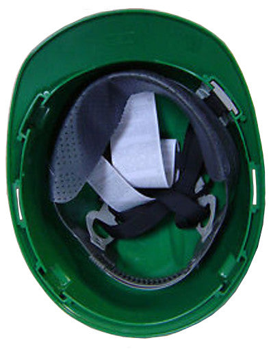 MSA Vgard GV141 Green Helmet With Staz-On Insert