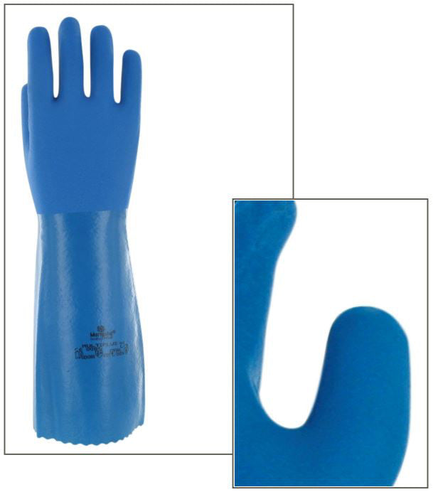 Marigold Multiplus 35Cm F/C Blue Gauntlet Glove