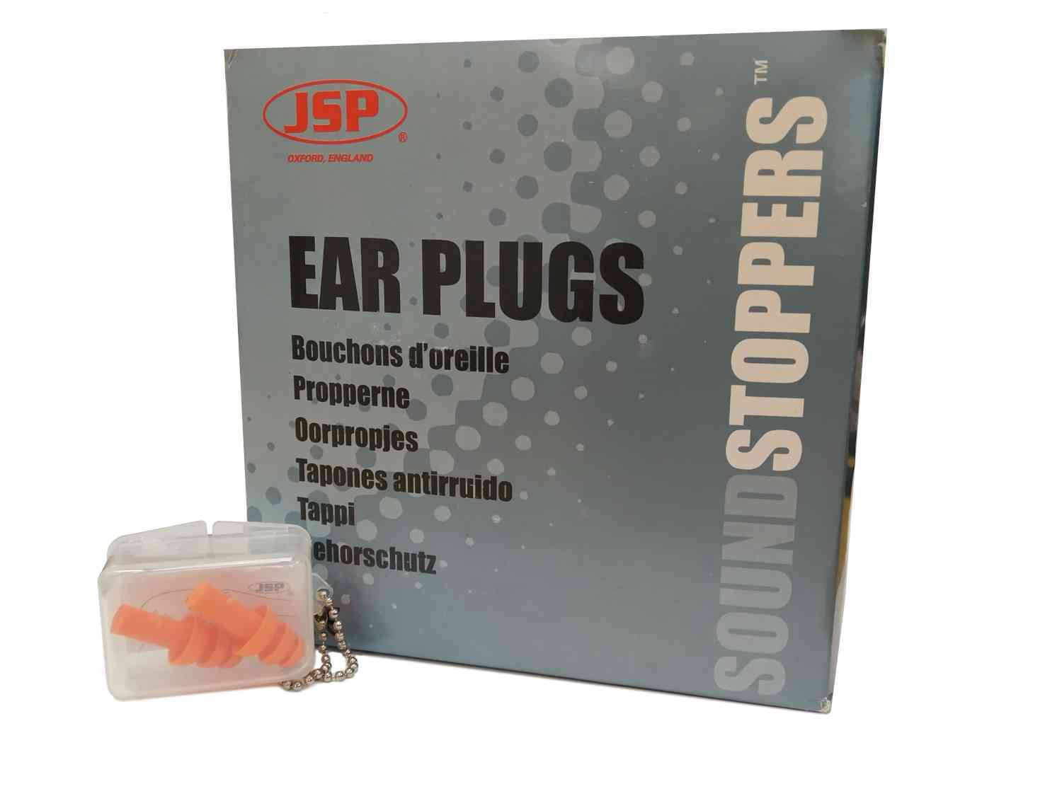 JSP MegaPlug Reusable Ear Plugs SNR 26dB 60 Pairs Box – North Sea Workwear