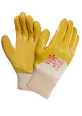 Ansell Nitrotough N230Y Work Gloves Nitrile Coated Size 8 - M Pack of 12 Pairs