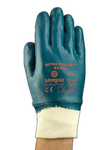 Marigold Industrial Nitrotough N250B Nitrile Full Coated Work Gloves, Size - 7