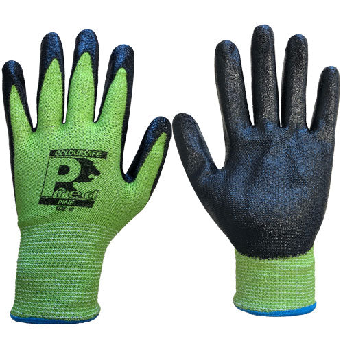 Coloursafe NSUH PredPine Smooth Nitrile Coating Highest Cut Resistance Work Gloves