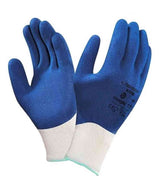 Marigold Nitrotough N1700 Work Gloves Nitrile Fully Coated Blue