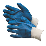 Marigold Nitrotough N1700 Work Gloves Nitrile Fully Coated Blue