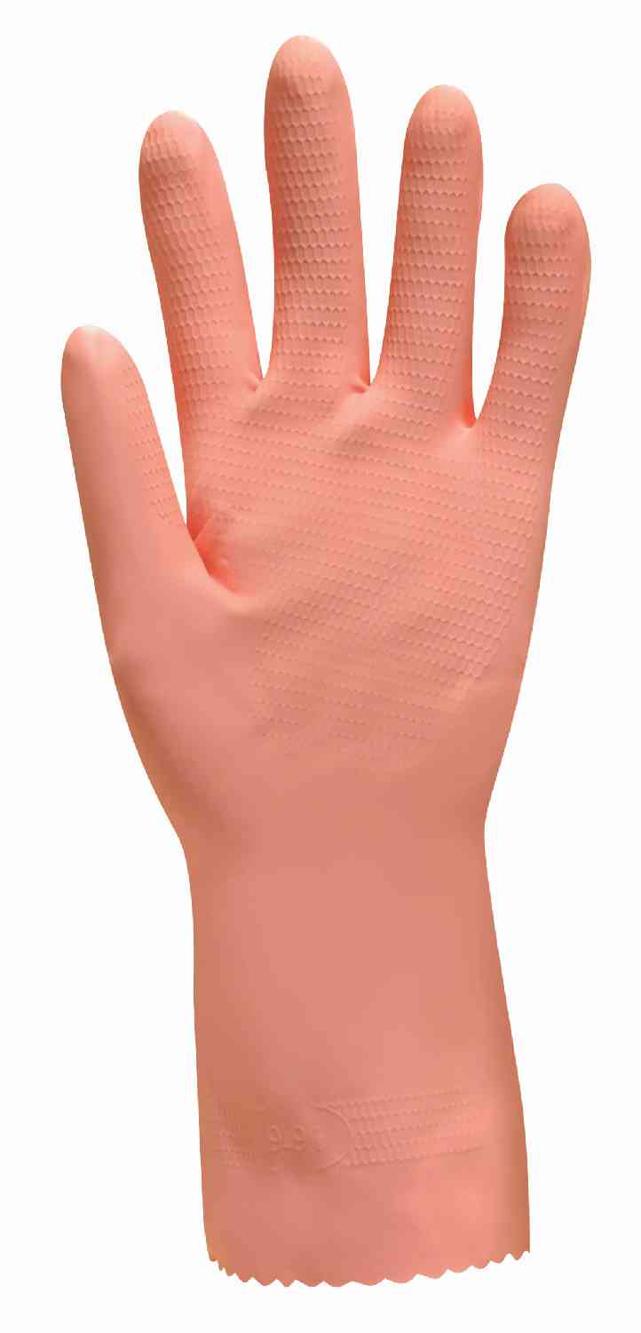 Polyco Optima Pink Chemical Resistant Gauntlets Size 8 Case of 144