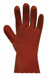 Polyco Polygen Plus™ Red PVC Chemical Resistant Gauntlets 27cm Size 10