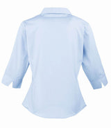 Premier PR305 Ladies Shirt 3\4 Sleeve Poplin Light Blue