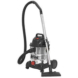 Sealey PC200SD Industrial Vacuum Cleaner Wet & Dry 20ltr 1250W/230V