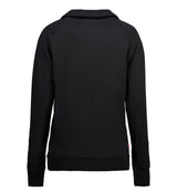 ID Identity 0629 Ladies Full Zip Sweater Polycotton Black, Size - XL