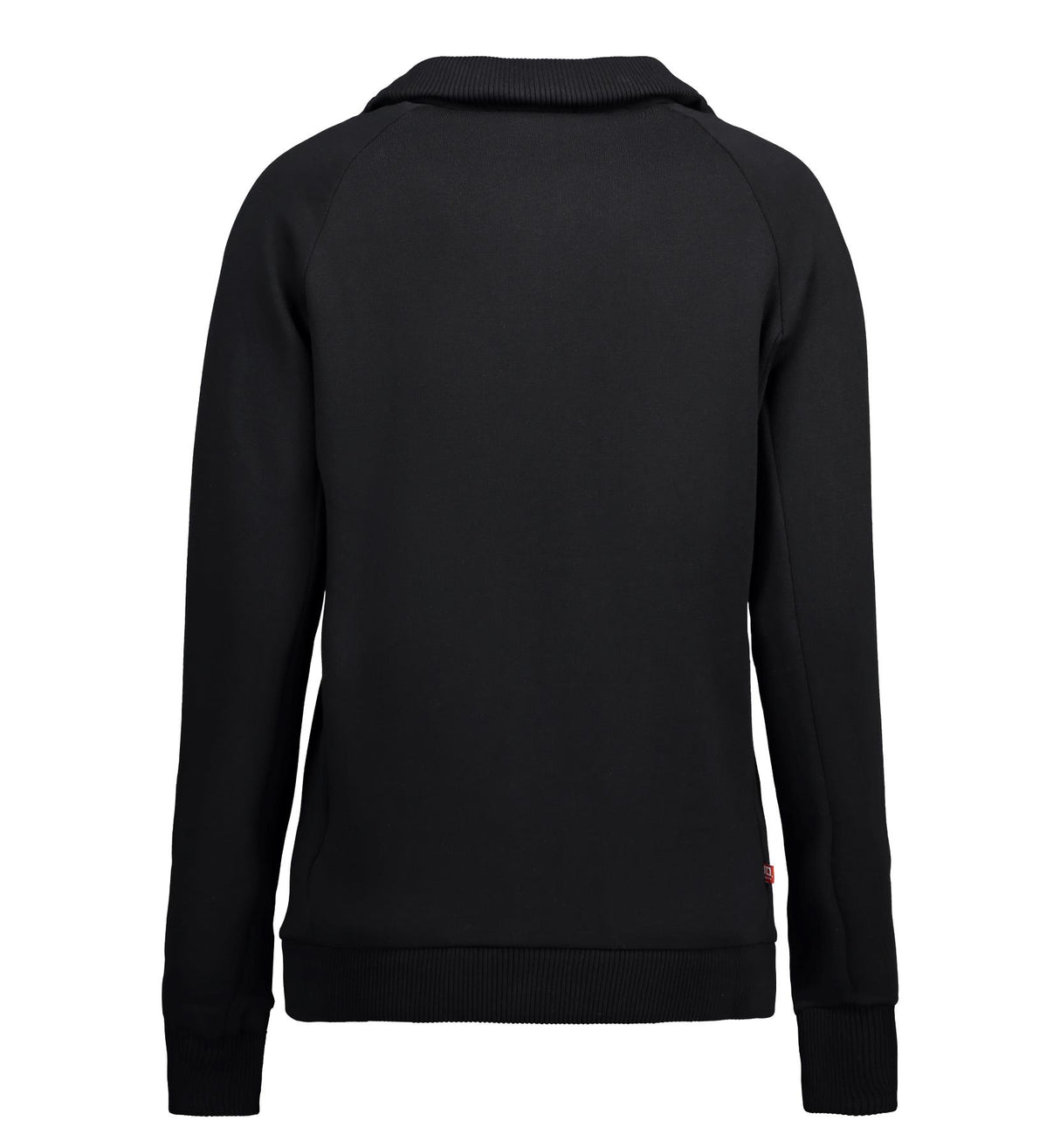 ID Identity 0629 Ladies Full Zip Sweater Polycotton Black, Size - XL