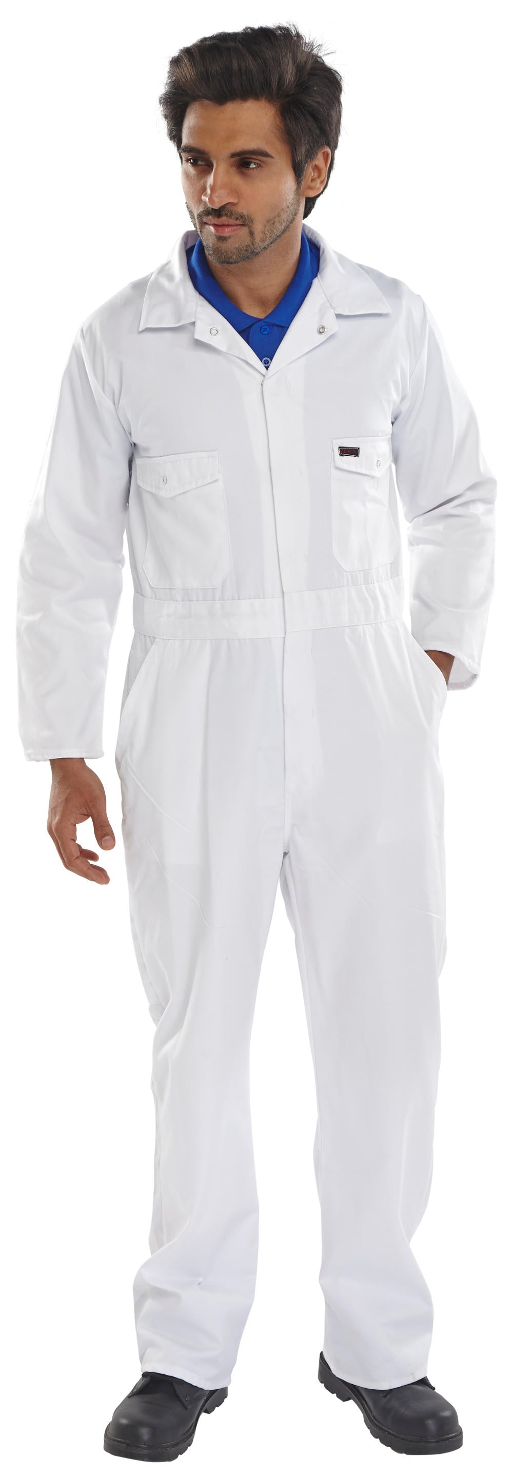 Beeswift Click PCBSW Polycotton Boiler Suit White