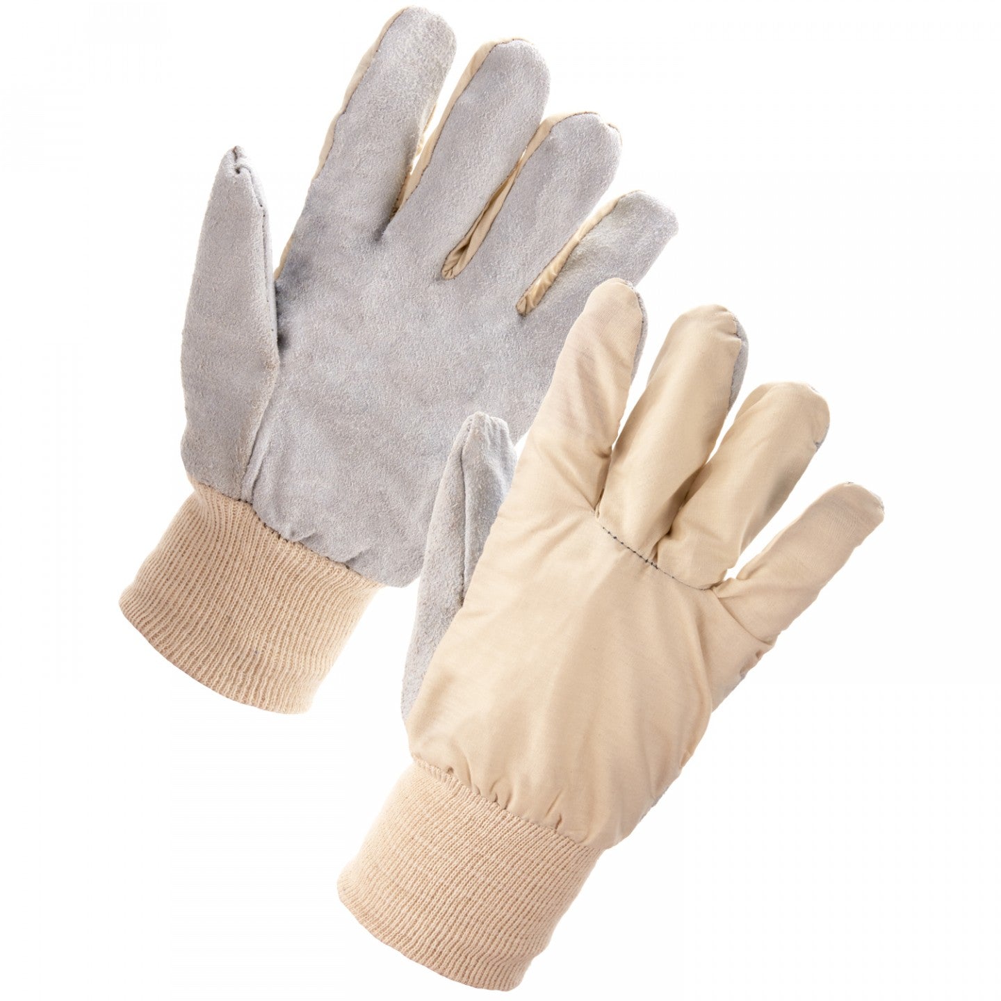 Supertouch 26003 Cotton Chrome Leather Palm Work Gloves