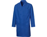 Beeswift PCWC Mens Warehouse Coat 100% Polycotton Stud Closure Uniforms Royal Blue