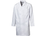 Beeswift PCWC Mens Warehouse Coat 100% Polycotton Stud Closure Uniforms Workwear White