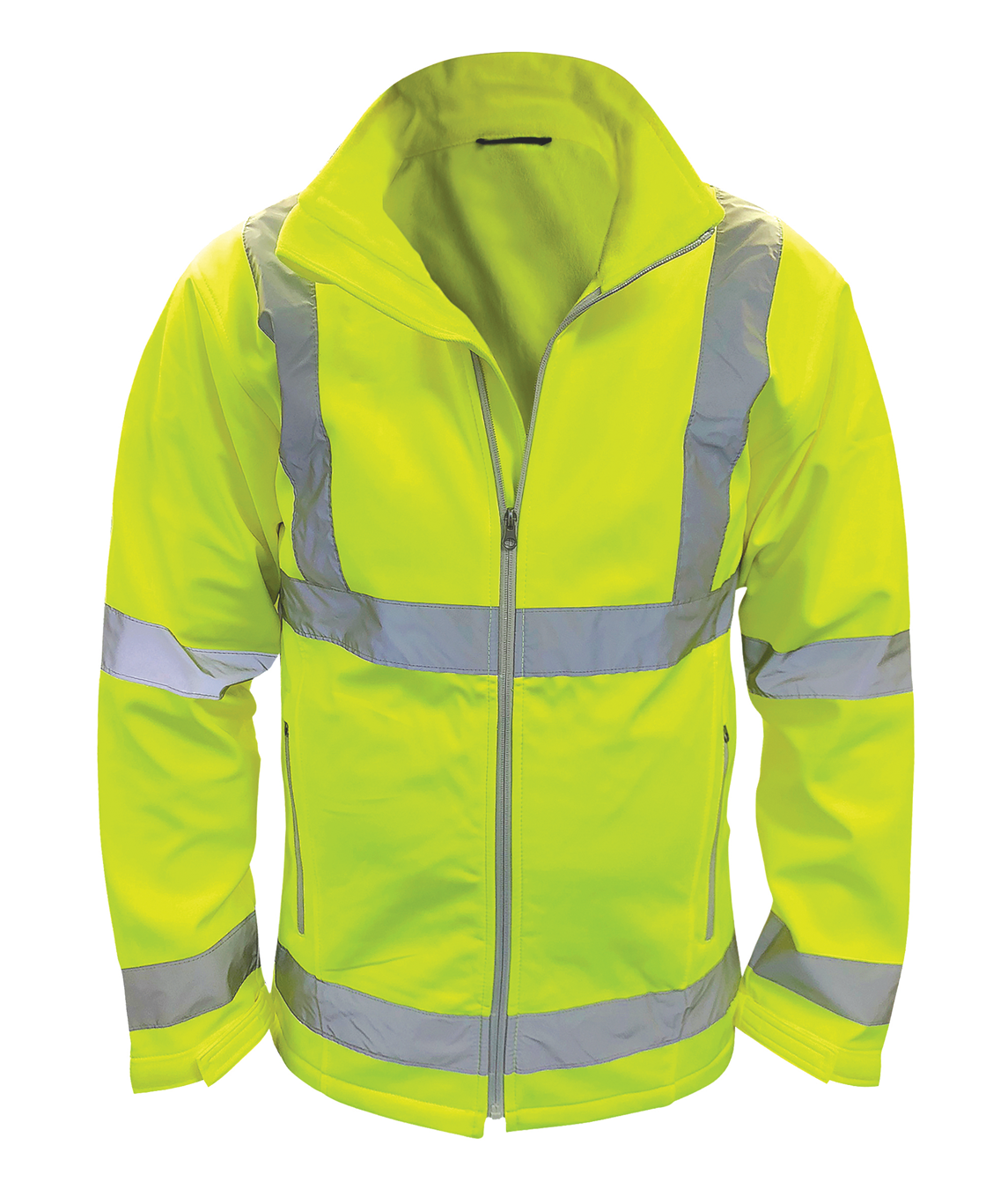 Orbit International HVSS2L Marauder Men Hi Vis Soft Shell Jacket, Size - Large