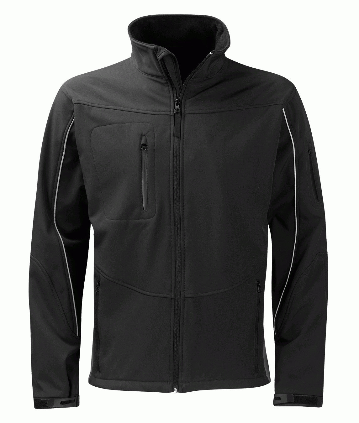 Orbit International SS3G3 Granite Men Soft Shell Jacket Full Zip Black