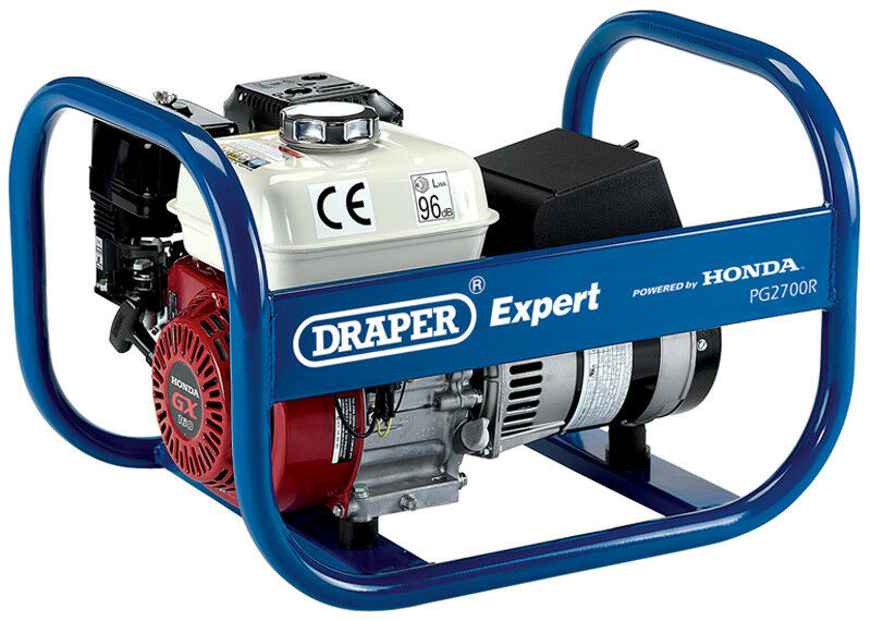 Draper PG2700R Expert by Honda Petrol Generator 2.7kVA/2.2kW