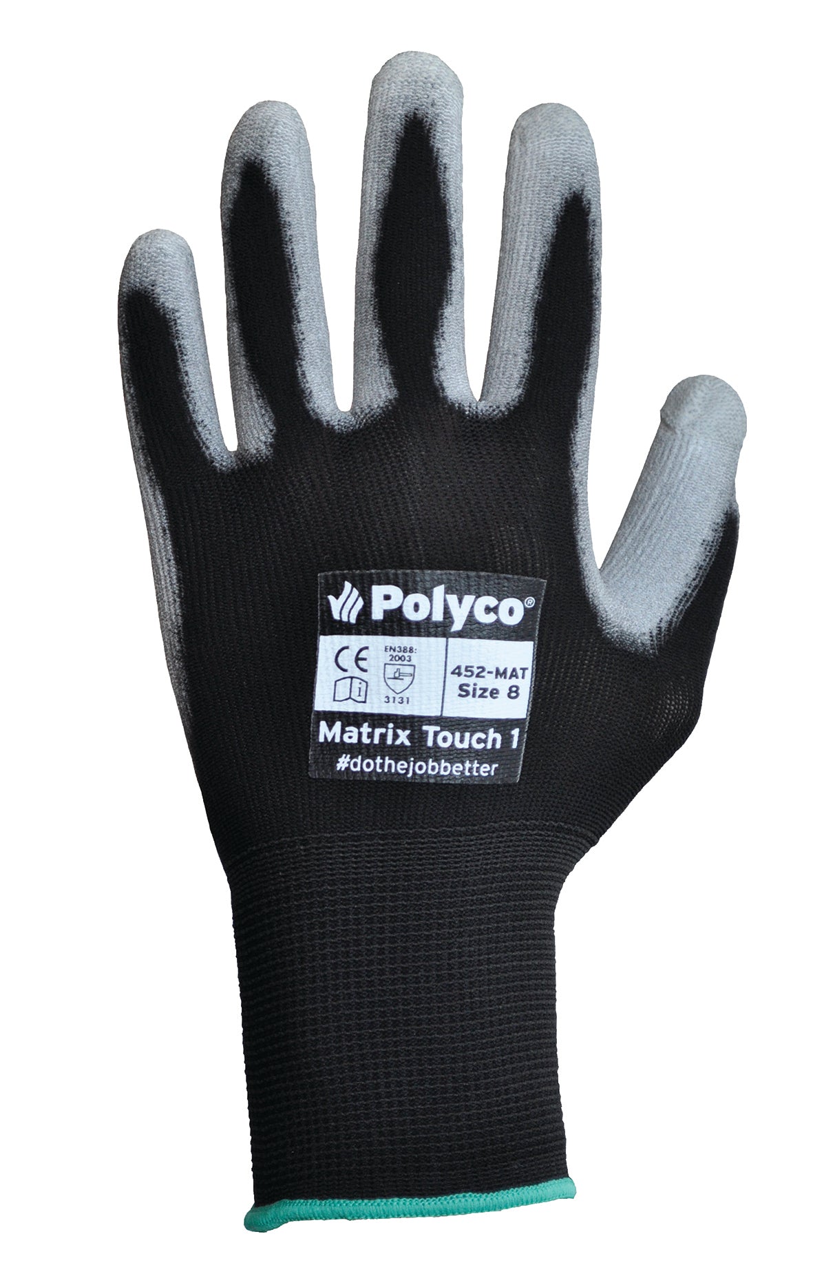 Polyco Matrix Touch-1 Touch Screen Compatible Fingertips Work Gloves, Size - 10