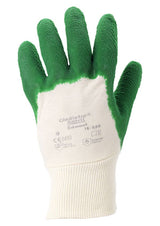 Ansell 16-500 Gladiator Natural Rubber Coating on Interlock Liner Work Gloves
