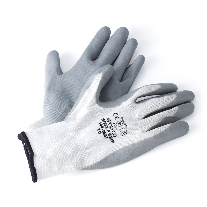 Polyco Matrix F Grip Men Work Gloves Nitrile Foam Palm Coating