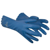 Polyco Pura Blue Latex Free PVC Janitorial Glove Medium Weight