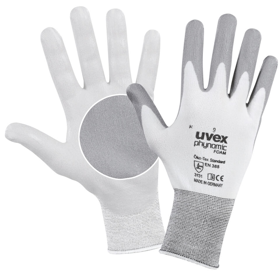 Uvex Phynomic Foam 60050 General Handling Safety Gloves