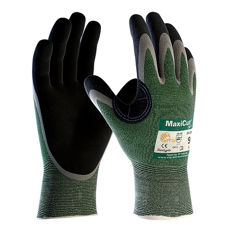 ATG MaxiCut Oil Palm Coated 34-304 Cut-Resistant Gloves