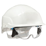 Centurion S20 Vision Safety Helmet with Retractable Visor White