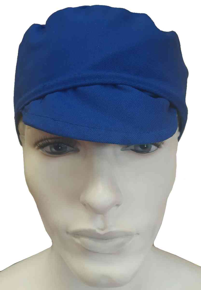 Arvello Catering Skull Hat with Peak Royal Blue