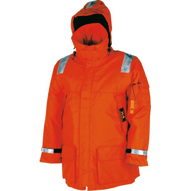 Mullion 1MJ4 Aquafloat Waterproof Marine Hi Vis Floatation Jacket, Size - XL